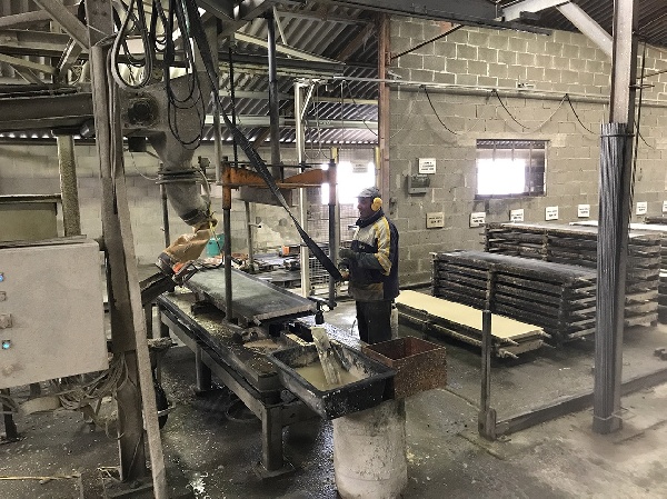 Usine de fabrication produits béton à Pugnac